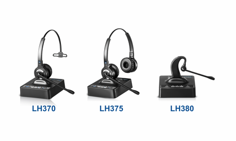 Leitner Bluetooth headsets: OfficeAlly LH370, LH375, LH380