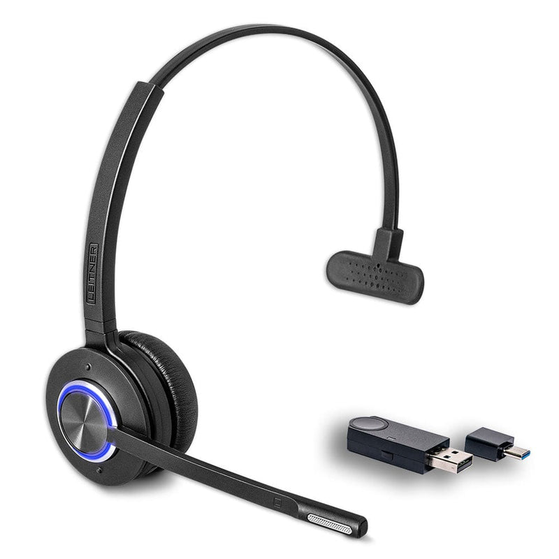 Leitner LH470 Wireless Computer Headset – USB Dongle