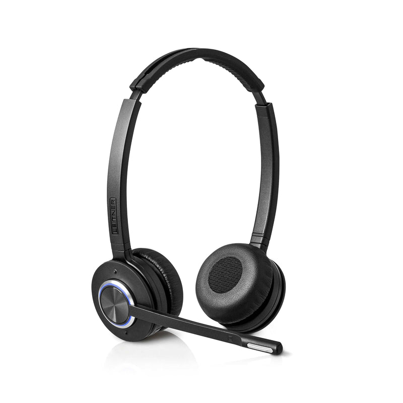 Leitner Dual-Ear Binaural Premium Plus Wireless Headset with microphone