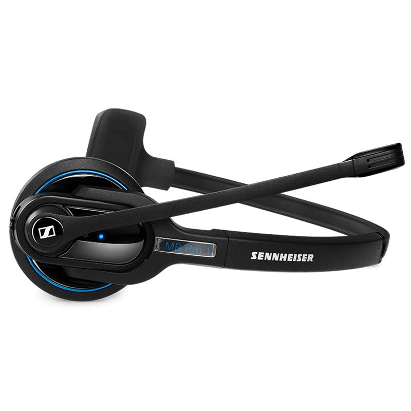 The MB Pro1 microphone swivels up for easy storage