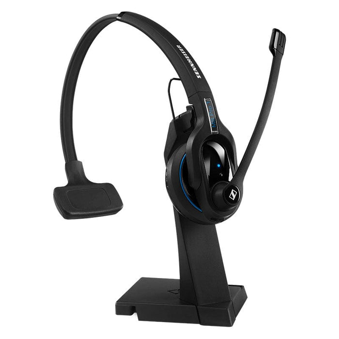 Simply set on the included fancy charging stand when not in use