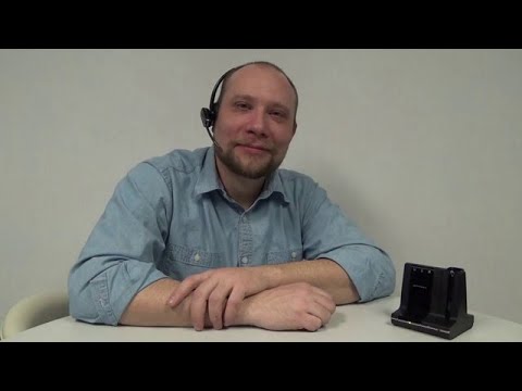 Plantronics Savi W740 wireless headset video demo