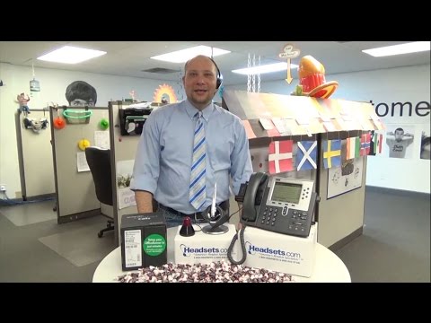 Sennheiser OfficeRunner headset and lifter video demo